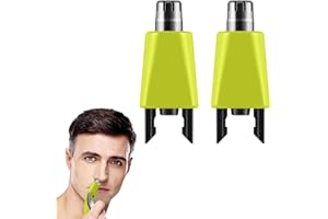 YAZIYIR Testine di ricambio per rasaerba per peli nasali compatibili con O Blade, per naso, orecchie e sopracciglia (confezione da 2)