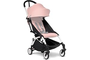 BABYZEN Telaio per passeggino BABYEN YOYO2, Bianco - Tessuto non incluso - Include l’imbracatura a 5 punti, lo schienale reclinabile, i supporti della capottina, la tracolla e la custodia protettiva