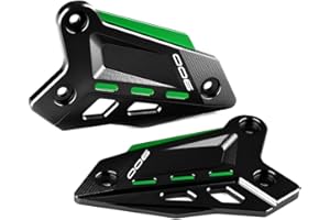 Modeer Pour Z900 2018-2025 Z900SE 2022-2025 Moto CNC Repose-pieds Pédale Protecteur Pied Peg Talon Plaques Guard Cover z 900 se Accessoires (noir-vert)