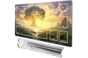 TCGMAT MTG Playmat - Non-Slip Backing Printing, Ideal for Card Game Enthusiasts TCG Playmat,Purify Land (Dawn of Hope-Deck)