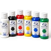 Super Art Kumaş Boyası Seti 6'lı 6 x 50 ml