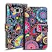Produktbild Samsung Galaxy A5 ( 2015 ) Muster Hülle, Conie Mobile Handytasche Bookstyle Schutzhülle Motiv Bilderhülle Wallet Tasche, PU Leder Tasche
