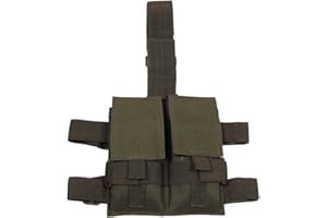 MFH Tactique Leg Poche Double Magazine Olive