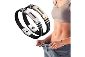 SJH 2pcs Oveallgo Iontitan VitalityBoost Wristband, Oveallgo Apus Ion Therapeutic Lympunclog Titanium Wristband, Titanium Detox Lymph Unclog Wristband, Men's Magnetic Titanium Steel Bracelet