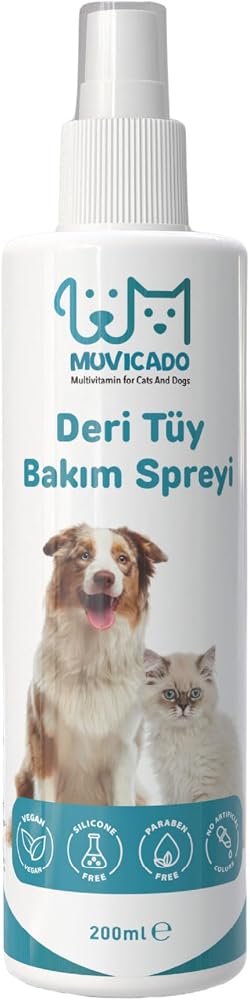 Muvicado Kedi Köpek Kıtık Açıcı Sprey Bit Pire Kene Dis Parazit Sprey Damla Pire Tasması Tüy Bakım Sprey