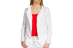 Caspar BZR004 kurzer Damen Leinen Sommer Blazer