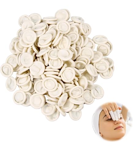 Lot De 50 Doigtiers En Latex Étanches Et Antistatiques - Protection Doigts Pour Bricolage, Soins, Travaux Manuels