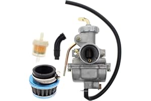 Carbhub PZ20 Carburetor for Kazuma Baja 50cc 70cc 90cc 110cc 125cc TaoTao 110B NST SunL Chinese Quad 4 stroke ATV 4 wheeler Go kart Dirt Bike Honda CRF50F XL75 CRF80F XR50R with Air Fuel Filter