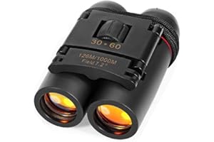 REDGO Binoculars 30x60 Compact Folding Mini Telescope Waterproof with Zoom Day and Night Vision for Kids, Adults, Outdoor, Travel, Birding, Birdwatching, Hiking, Sightseeing