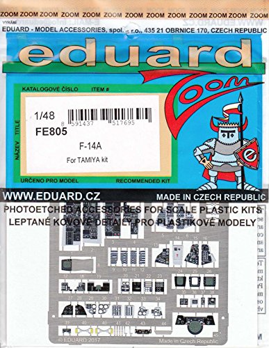 Preisvergleich Produktbild (EDPFE805) - Eduard Photoetch Zoom 1:48 F1-14A (Tamiya)