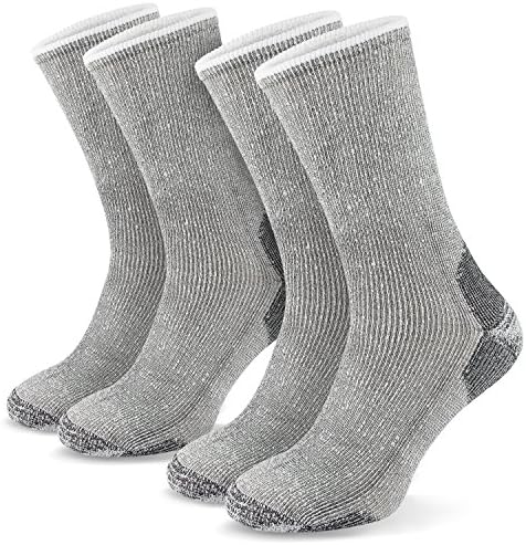 Extremely Warm Plush Socks 2 Pairs, grey