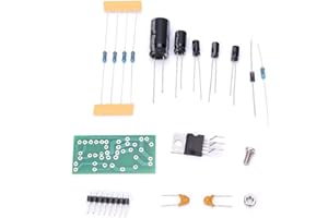 WALFRONT 2 Sets Kits de placa de amplificador mono TDA2030A Kit de placa de PCB Accesorios de audio 18W DIY Componentes electrónicos