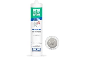 OTTO-CHEMIE OttoSeal S140 - Cartucho de silicona C77 (310 ml), color gris