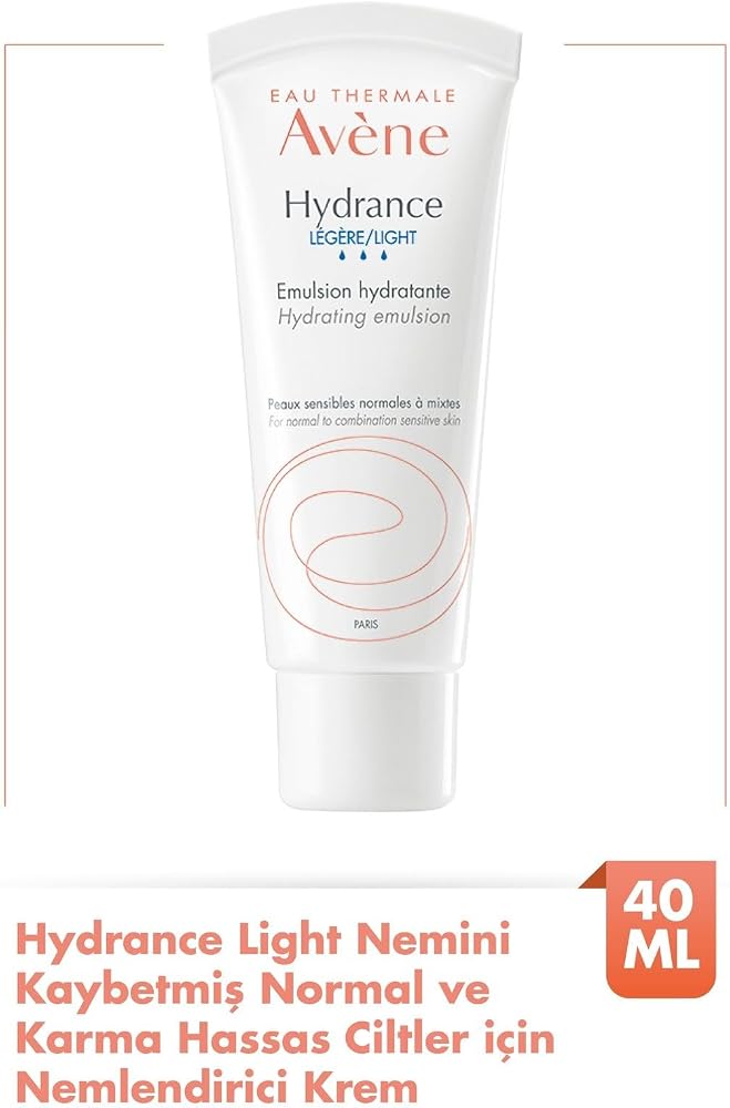 EAU THERMALE AVENE Hydrance Light Hassas Ve Karma Ciltler Için Nemlendirici Emülsiyon 40 ml 216616