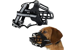 FainFun Museruola per Cane Corso, Piccola Taglia, Maremmano, Gigante - Per Uso Notturno, Lontano da Anziani e Bambini (M)