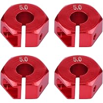 Rad-Sechskant-Naben-Adapter Set (8 Stück) - Aluminium, 12mm, Für RC Trucks Von Redcat, Axial, HSP