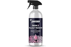JENNYCHEM INDUSTRIAL CHEMICALS Fall Out Remover for Wheels & Paintwork (1L) - Powerful Car Iron Remover - Wheel Cleaner Iron Remover for Professional Car Detailing - Superior Performance Iron X Wheel Cleaner…