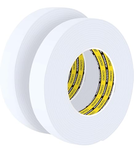 PATIKIL 2m Sealing Foam Tape - 1.5cm Wide 5mm Thick Weather Stripping For Doors & Windows