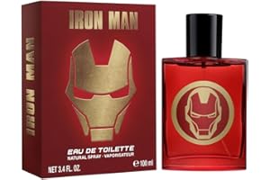 KP PHARMA Marvel Iron Man Eau de Toilette Natural Perfume Spray, Vegan and Dermatologically tested EDT Spray for Teenager, 100ml