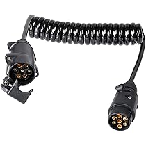 Convertitore 13 A 7 Pin Adattatore Presa Rimorchio 13 A 7 Pin: Convertitore Elettrico Per Barra Traino Di Camion E Caravan Prese Per Rimorchio - Foto 5