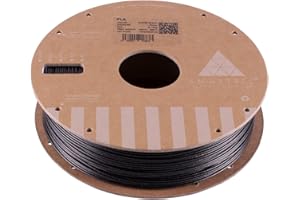 PLA GLITTER SMARTFIL- Filamento para impresión 3D | Aspecto a purpurina | Peso: M (750g) | Diámetro: 1.75 mm | Color: Black Glitter