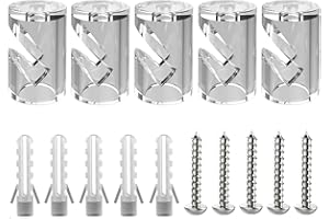 OASHISU Decentratore a V da Soffitto per Cavi Elettrici, Decentratore a Soffitto, Decentratore Cavo Elettrico, Decentratore Lampadario, Gancio da Soffitto o Parete, Fermacavo, 5 PEZZI (TRASPARENTE)