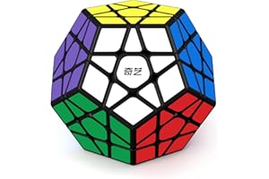 ROXENDA Dodécaèdre Cube, Professional Pentagonal Cube de Vitesse (Noir)