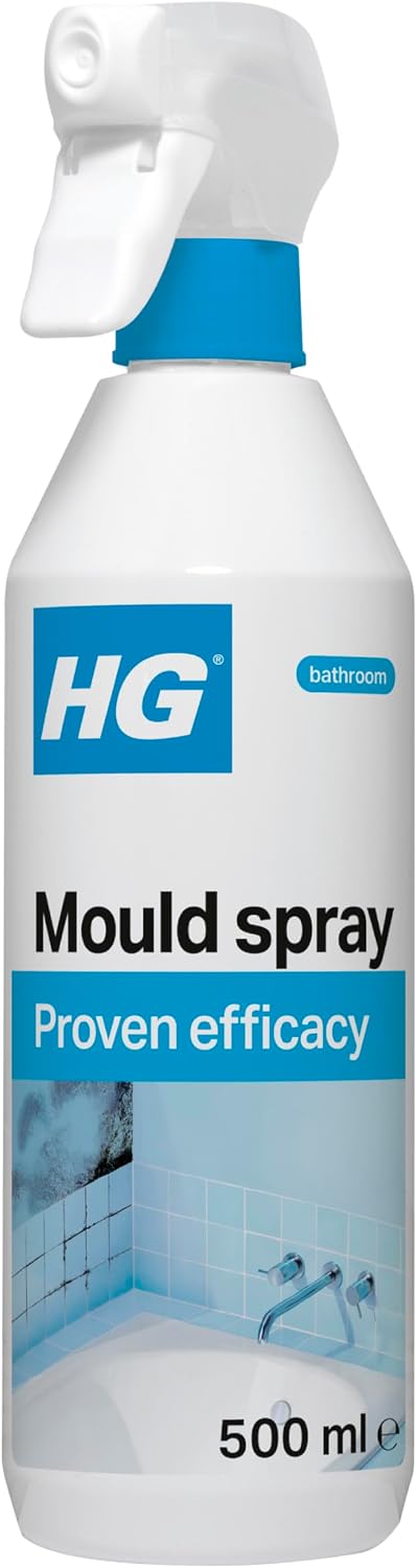 HG Mould Remover Spray | Kills Black Mold & Mildew on Walls & Tiles | 500ml