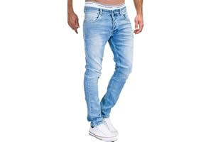 MERISH Jeans Herren Slim Fit Stretch Jeanshose Designer Hose Denim 9148-2100