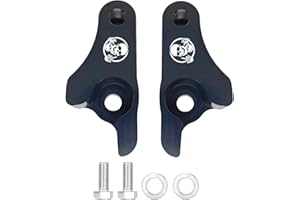 TDZ MOTO TDZ 2'' Inch Lowering Links Blocks Kit Fits for 2002-2023 Harley Davidson Touring Street Glide/Road King/Electra Glide/Road Glide/Ultra Limited/Special/CVO Rear Shock Lowering Blocks Kit 2'' inches