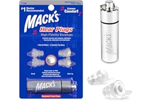 Mack's Gehörschutzstöpsel (1 Paar), transparent