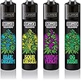 Clipper Classic Large Lighters Set of 4 Model: (Strains #4)