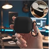 CaseOnn Apple AirPods 4.Nesil/ANC Kılıf Askı Aparatlı Lansman Siyah, 87005986