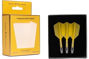 CUESOUL Rost T19 Eje de dardo Integrado y Forma Delgada de Vuelo, Juego de 3