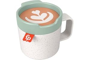 Fisher-Price - Baby Cappuccino Sonaglino Mordicchiabile giocattolo attività, Giocattolo per Bambini 3+ Mesi, HGB86