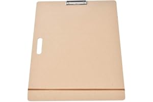 COSIKI A3 Drawing Board, Drawing Board Clips, 45x60cm Portable A3 Clipboard A3 Writing Board Hardboard Clipboard with Clip MDF Board Art Board for School Classroom Studio Outdoor Sketching