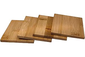 hausleben 8er Set Untersetzer Raclettepfännchen | 10x8cm | Natur | Bambus | umweltfreundlich | Küche | Tisch | Deko