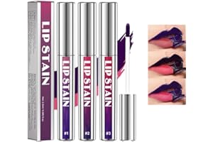 ‎BAORDER Baorder 3PCS Peel Off Lip Liner Stain, Matte Peel Off Lip Gloss, hochpigmentierte lang anhaltende Lip Stain Peel Off, Peel Off Lip Tint Stain Non-Stick Liquid Lipstick Lip Stain Liner