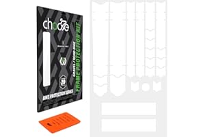 CNCLOL Protezione Telaio Bici,Pellicola Protettiva Telaio per MTB/Bici Gravel/ebike/Bici da Corsa/Enduro/Downhill, Adesivi Telaio Protezione Bicicletta Opaco, Trasparente, Protezione Avanzata.