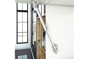 HEVOLUS Pistone a Gas KRABY Originale Italiana Ferramenta LIVENZA – Asta SOFT STOP L.164, 244, 355, 480 mm per Ante Cucina e Living – Varie Forze N - Ammortizzatore Mobili e Pensili Lift up (L.164 mm 50N)