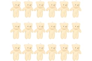 IMIKEYA 18 mini osos de peluche, minimuñeco de oso, para manualidades, cumpleaños, bodas, fiestas, regalos de San Valentín