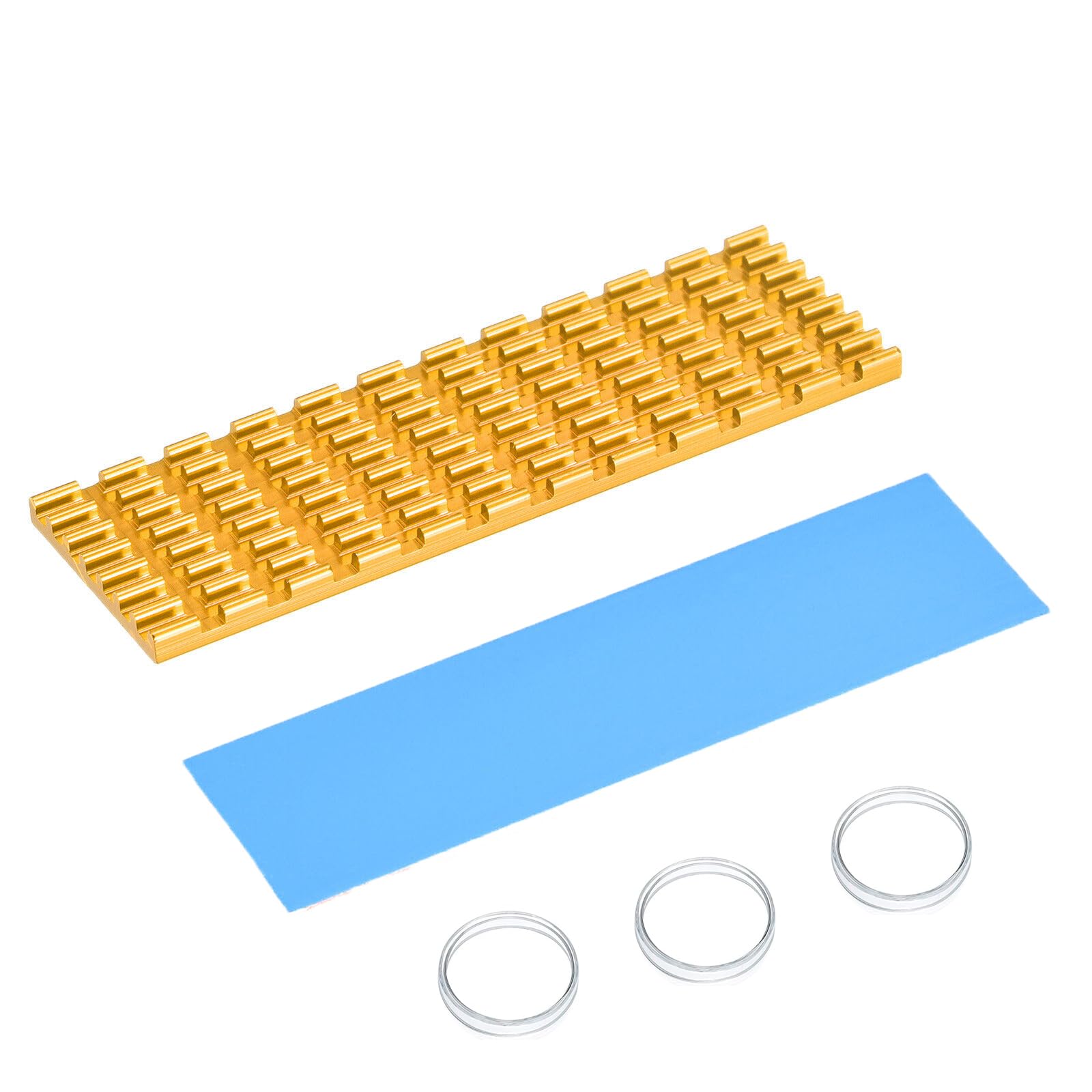 Etzin Aluminum Heat Sinks for M.2 SSD Cooling: Review & Accessories (Golden)