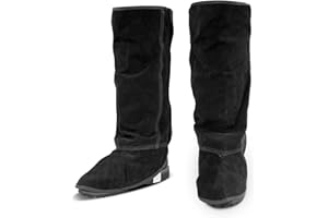 LEASEEK Protezioni per saldatura in pelle – Protezione per stivali di saldatura resistenti al calore e all'abrasione – Protezioni scarpe – Ghette per saldatura, 1 paio