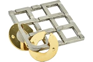 Tnfeeon Kinder Schloss Entsperren Spielzeug Metalldraht Puzzle Set Rätsel IQ Test pädagogisches Spielzeug Matts Lock für Kinder Geschenke und Party Zubehör