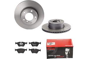 BREMBO BREMSSCHEIBEN Ø296mm + BREMSBELÄGE VORNE FÜR BMW 5 E39 5 TOURING E39