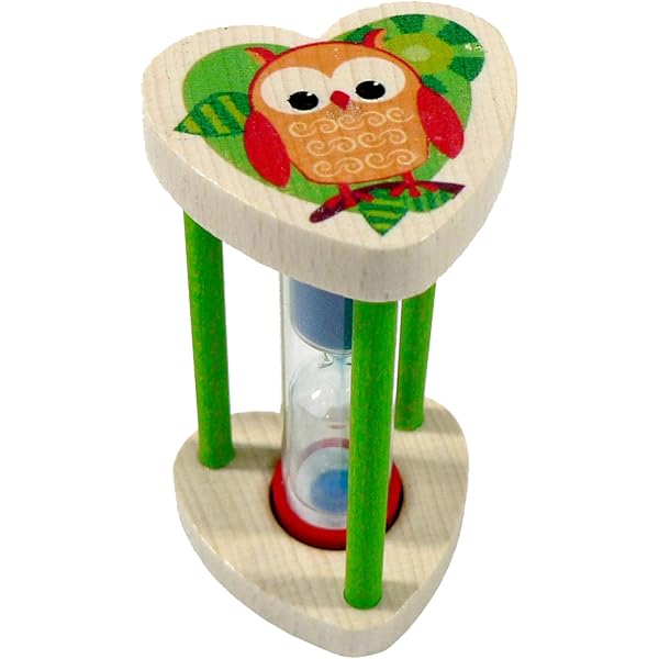 Orologio Per Dentifricio In Legno Motivo Dinosauro - 8x4x4cm, Made In Germany, Per Bambini - Foto 13