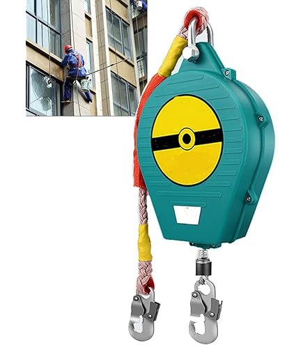 Dispositivo Anticaduta Retrattile LIROPAU | 10 Metri | Carico 150kg | Ignifugo | Per Lavori In Altezza - Foto 10