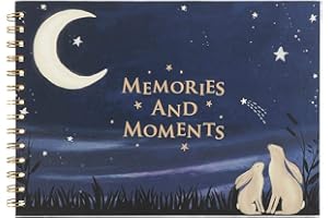 SOMETHING DIFFERENT Unique Multicolor Baby Memory Book Milestones - 19x28 Centimetres - Beautifully Crafted Keepsake Album - Sentimental Baby Shower Book for New Parents