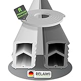 Steel frame seal by TPE | Seal height 16 mm, 12 mm fold | steel door seal to save heating costs and as noise protection (samp