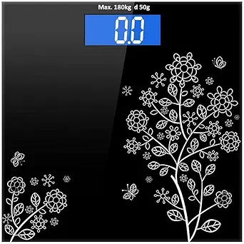 Velocious Digital Electronic Bathroom Scale LCD Personal Health Body Fitness Weight Scale, Precision Digital Body Bathroom Scale with Step-On Technology